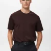 T-shirt de poids moyen et coupe classique