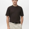 T-shirt de poids moyen et coupe classique