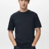 T-shirt de poids moyen et coupe classique
