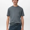 T-shirt de poids moyen et coupe classique