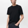 T-shirt de poids moyen et coupe classique