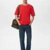 T-shirt de poids moyen et coupe classique
