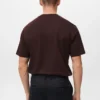 T-shirt de poids moyen et coupe classique