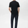 T-shirt de poids moyen et coupe classique