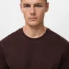 T-shirt de poids moyen et coupe classique