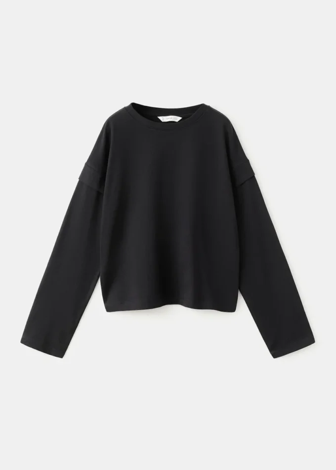 T-shirt à détails sur les manches