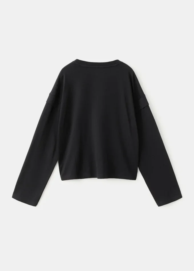 T-shirt à détails sur les manches