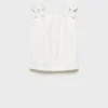 T-shirt en coton avec détail floral