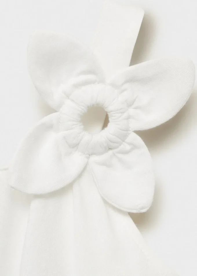 T-shirt en coton avec détail floral