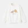 T-shirt en coton avec lion brodé
