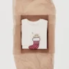 T-shirt en coton avec ours brodé