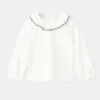 T-shirt en coton avec étoiles brodées