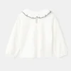 T-shirt en coton avec étoiles brodées