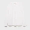T-shirt en coton boutonné