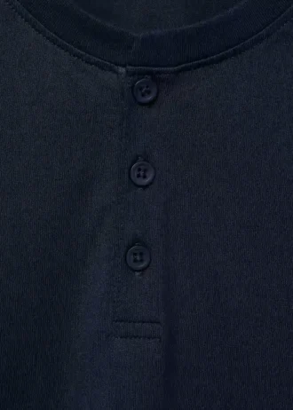 T-shirt en coton boutonné
