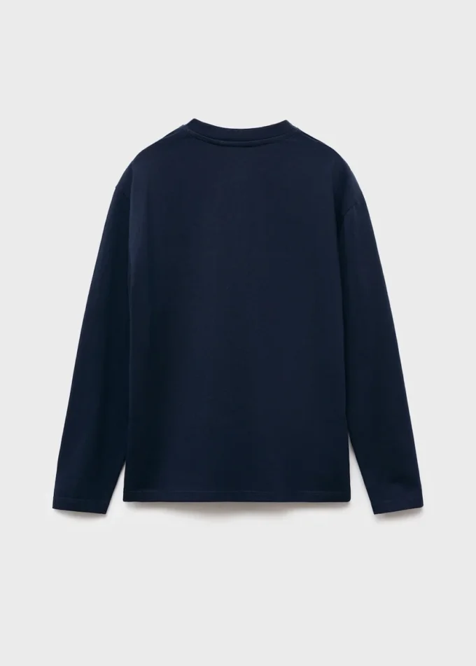 T-shirt en coton boutonné
