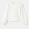 T-shirt en coton brillant
