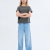 T-shirt en coton brodé
