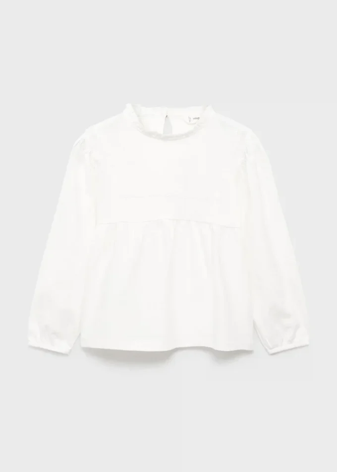T-shirt en coton brodé
