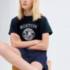 T-shirt en coton brodé