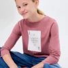 T-shirt en coton brodé