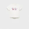 T-shirt en coton brodé
