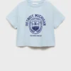 T-shirt en coton brodé