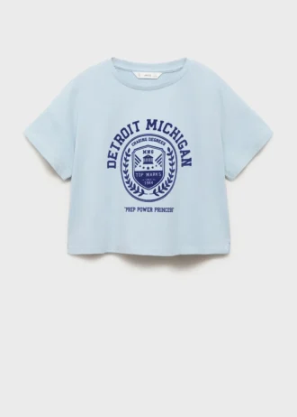 T-shirt en coton brodé