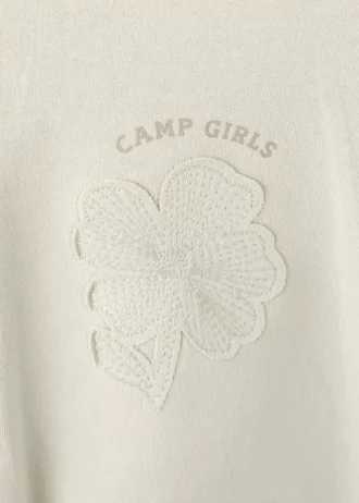 T-shirt en coton brodé