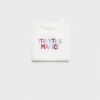 T-shirt en coton brodé