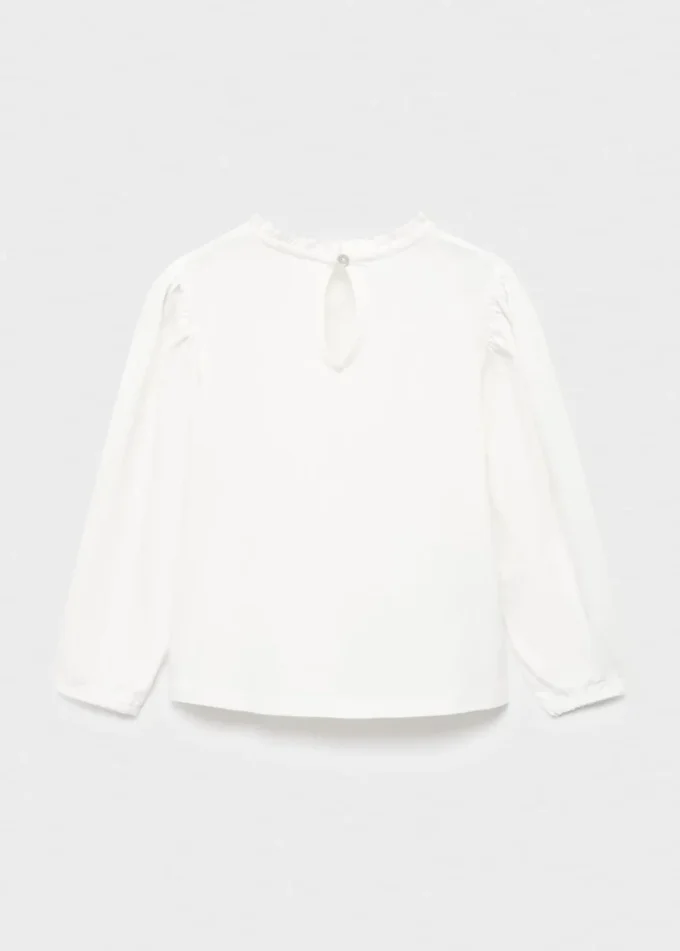 T-shirt en coton brodé