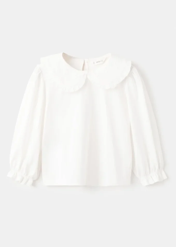 T-shirt en coton brodé