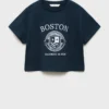 T-shirt en coton brodé