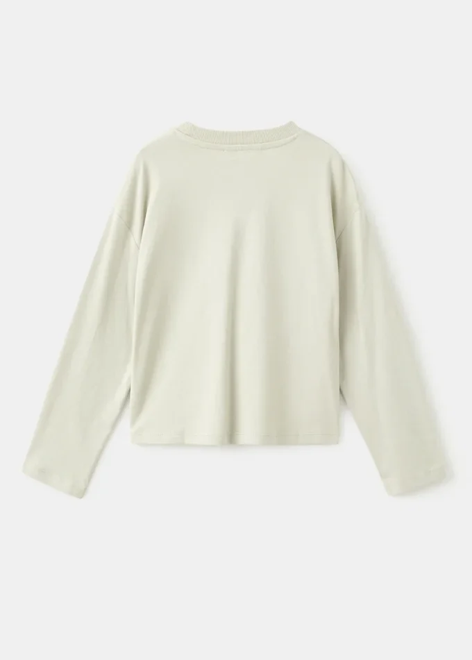 T-shirt en coton brodé