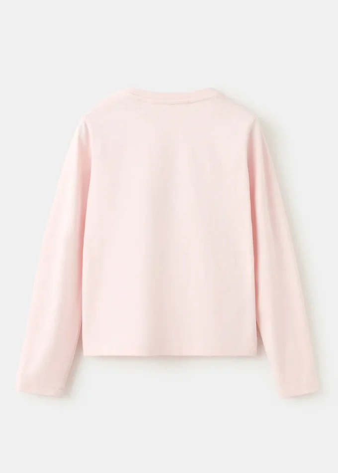 T-shirt en coton brodé