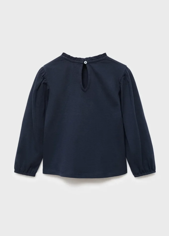T-shirt en coton brodé