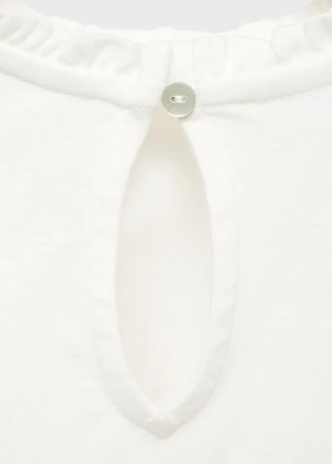 T-shirt en coton brodé