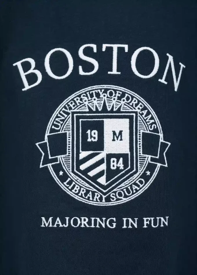 T-shirt en coton brodé