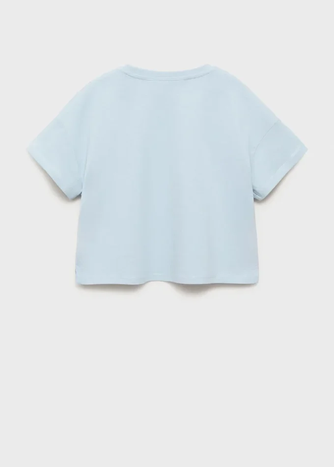 T-shirt en coton brodé