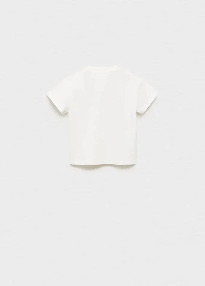 T-shirt en coton brodé