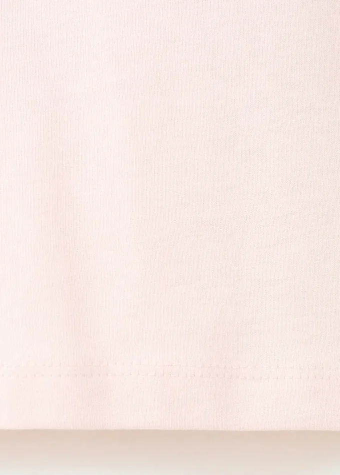 T-shirt en coton brodé