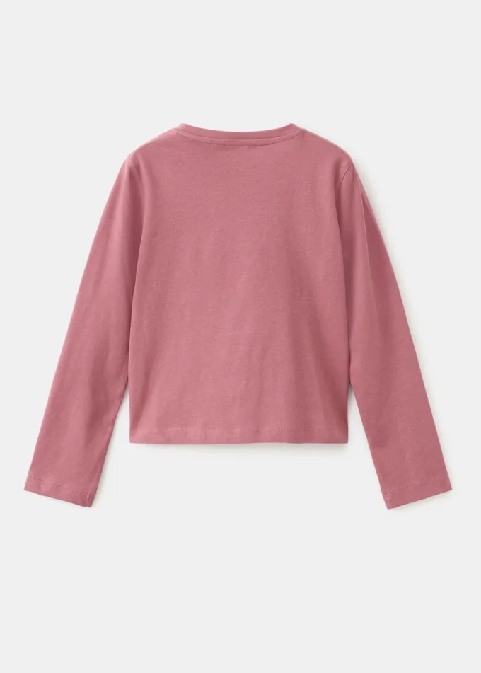 T-shirt en coton brodé