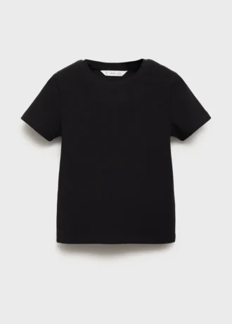 T-shirt en coton côtelé
