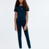 T-shirt en coton côtelé
