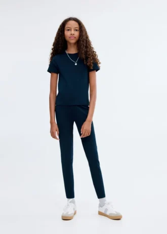 T-shirt en coton côtelé