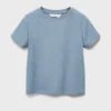 T-shirt en coton côtelé