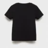 T-shirt en coton côtelé