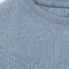 T-shirt en coton côtelé