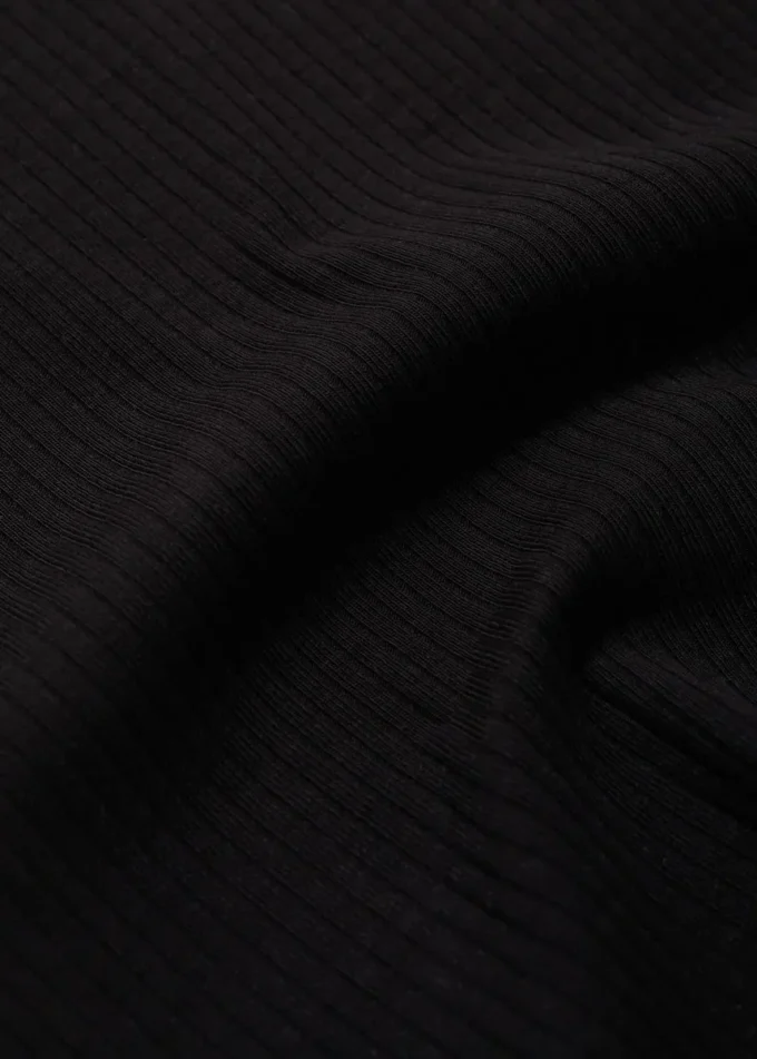 T-shirt en coton côtelé