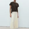 T-shirt en coton à encolure arrondie